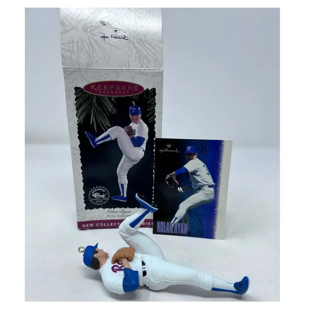 Hallmark Classic New Collector's Series Nolan Ryan at‎ the Ballpark Ornament